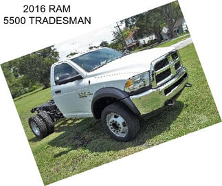 2016 RAM 5500 TRADESMAN