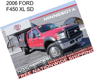 2006 FORD F450 XL SD