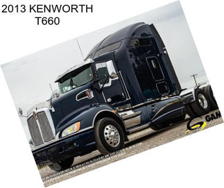 2013 KENWORTH T660