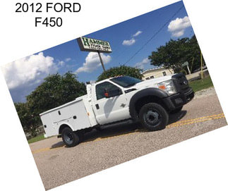 2012 FORD F450