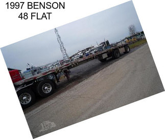 1997 BENSON 48 FLAT