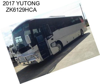 2017 YUTONG ZK6129HCA