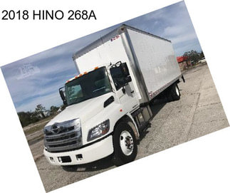 2018 HINO 268A