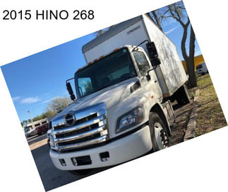 2015 HINO 268