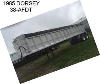 1985 DORSEY 38-AFDT