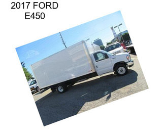 2017 FORD E450