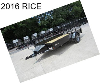 2016 RICE