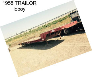 1958 TRAILOR loboy