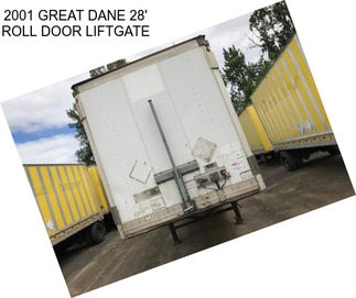 2001 GREAT DANE 28\' ROLL DOOR LIFTGATE