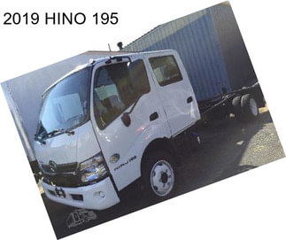 2019 HINO 195