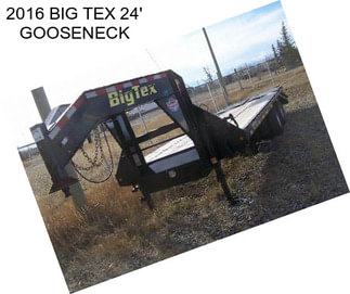 2016 BIG TEX 24\' GOOSENECK