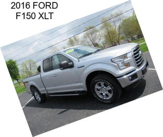 2016 FORD F150 XLT