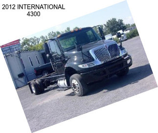 2012 INTERNATIONAL 4300