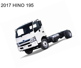 2017 HINO 195