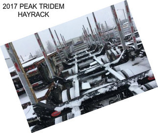 2017 PEAK TRIDEM HAYRACK