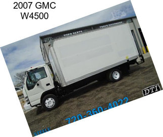 2007 GMC W4500