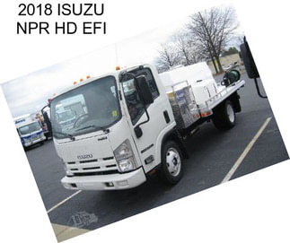 2018 ISUZU NPR HD EFI