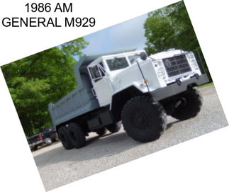 1986 AM GENERAL M929