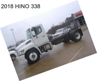 2018 HINO 338