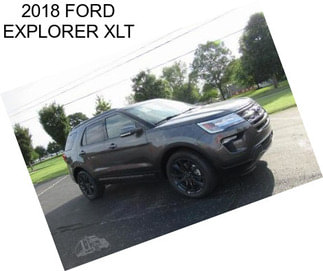 2018 FORD EXPLORER XLT