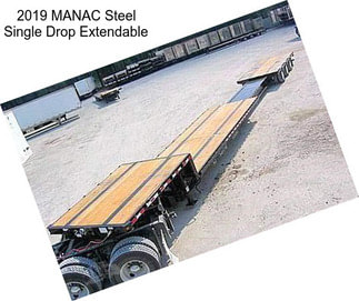 2019 MANAC Steel Single Drop Extendable