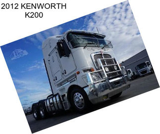 2012 KENWORTH K200