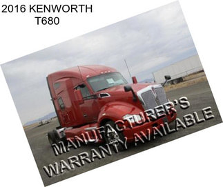 2016 KENWORTH T680