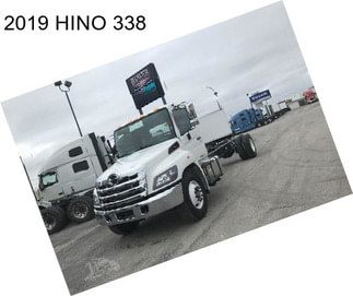 2019 HINO 338