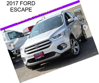 2017 FORD ESCAPE