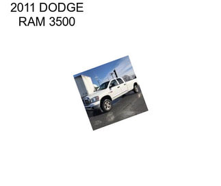 2011 DODGE RAM 3500