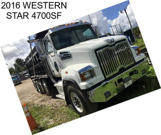 2016 WESTERN STAR 4700SF