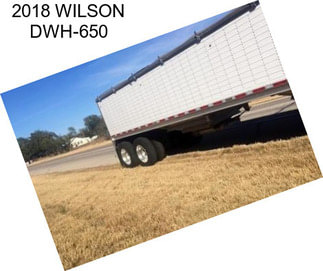 2018 WILSON DWH-650