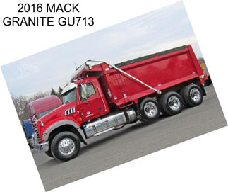 2016 MACK GRANITE GU713