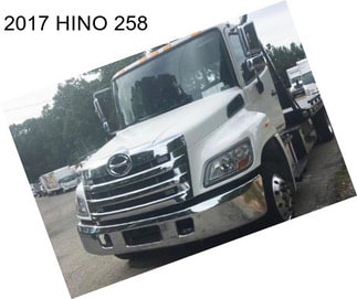 2017 HINO 258