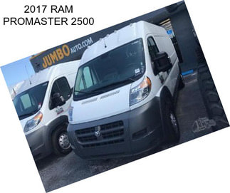 2017 RAM PROMASTER 2500