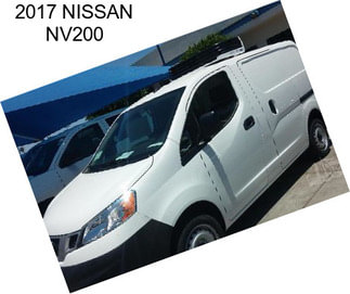 2017 NISSAN NV200