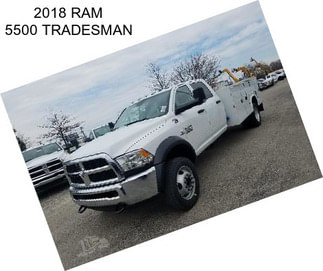 2018 RAM 5500 TRADESMAN