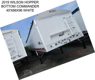 2019 WILSON HOPPER BOTTOM COMMANDER 40\'X66\