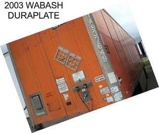 2003 WABASH DURAPLATE