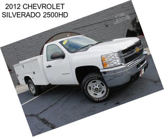 2012 CHEVROLET SILVERADO 2500HD