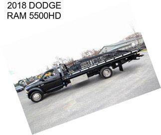 2018 DODGE RAM 5500HD