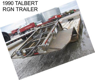 1990 TALBERT RGN TRAILER