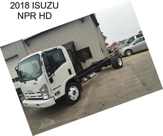 2018 ISUZU NPR HD