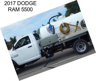 2017 DODGE RAM 5500