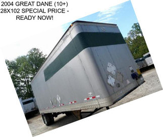 2004 GREAT DANE (10+) 28X102 SPECIAL PRICE - READY NOW!