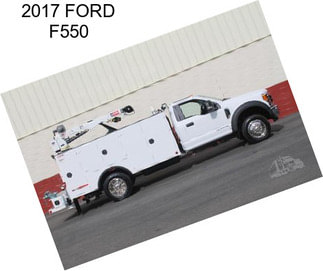 2017 FORD F550