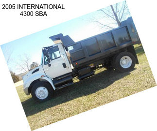 2005 INTERNATIONAL 4300 SBA