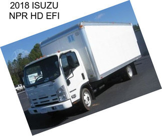 2018 ISUZU NPR HD EFI