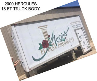 2000 HERCULES 18 FT TRUCK BODY