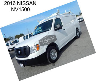 2016 NISSAN NV1500